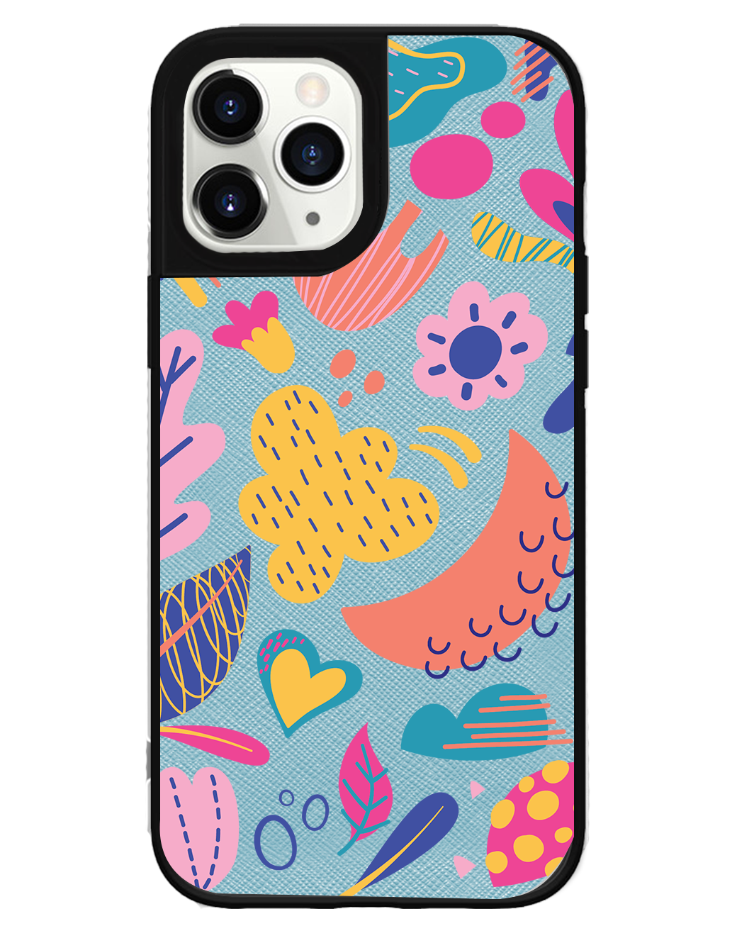 ที่จับหนังสำหรับ iPhone - ลายดอกไม้