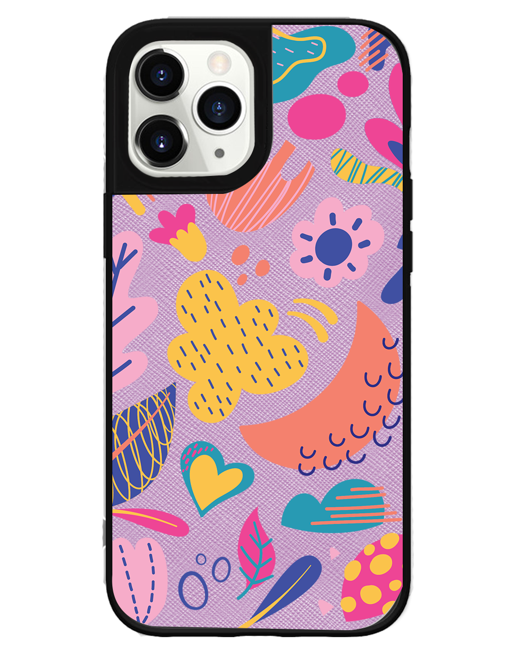 ที่จับหนังสำหรับ iPhone - ลายดอกไม้
