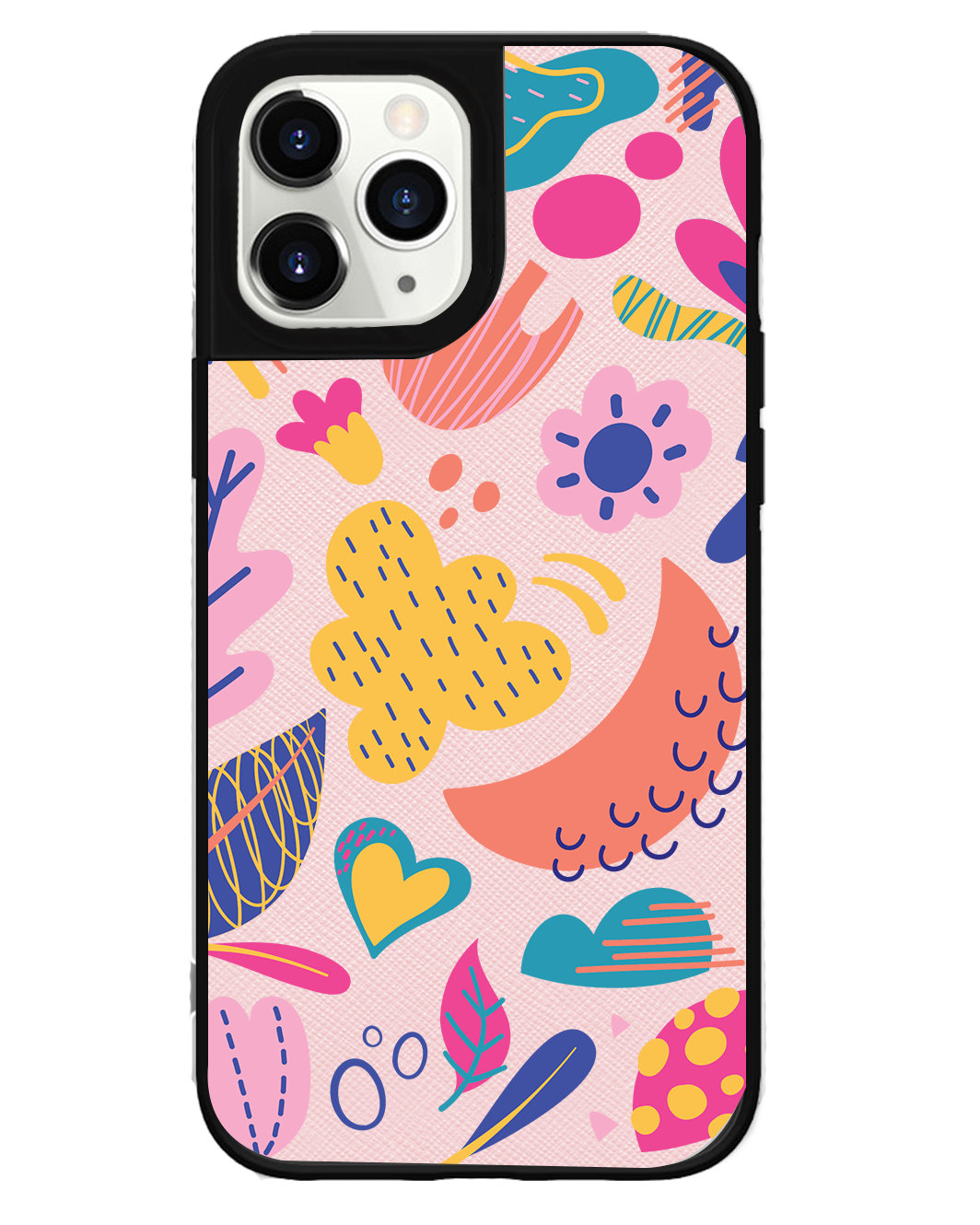 ที่จับหนังสำหรับ iPhone - ลายดอกไม้