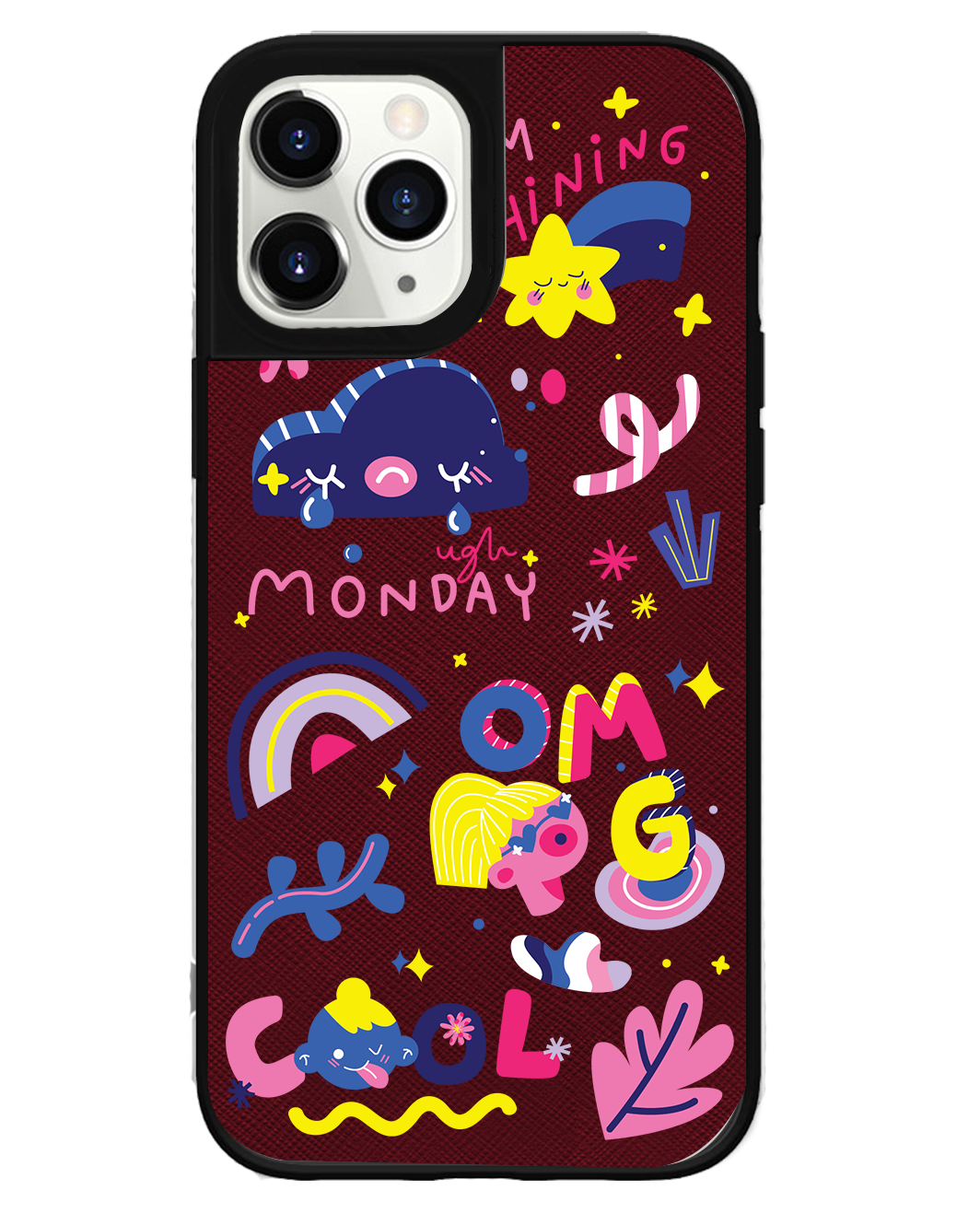 ปลอกหนังสำหรับ iPhone - Monday My Day