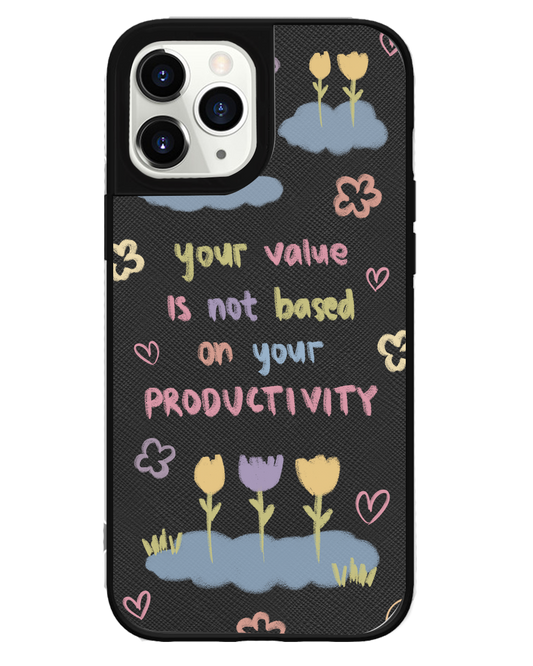 قبضة جلدية للآيفون - طاقة إيجابية