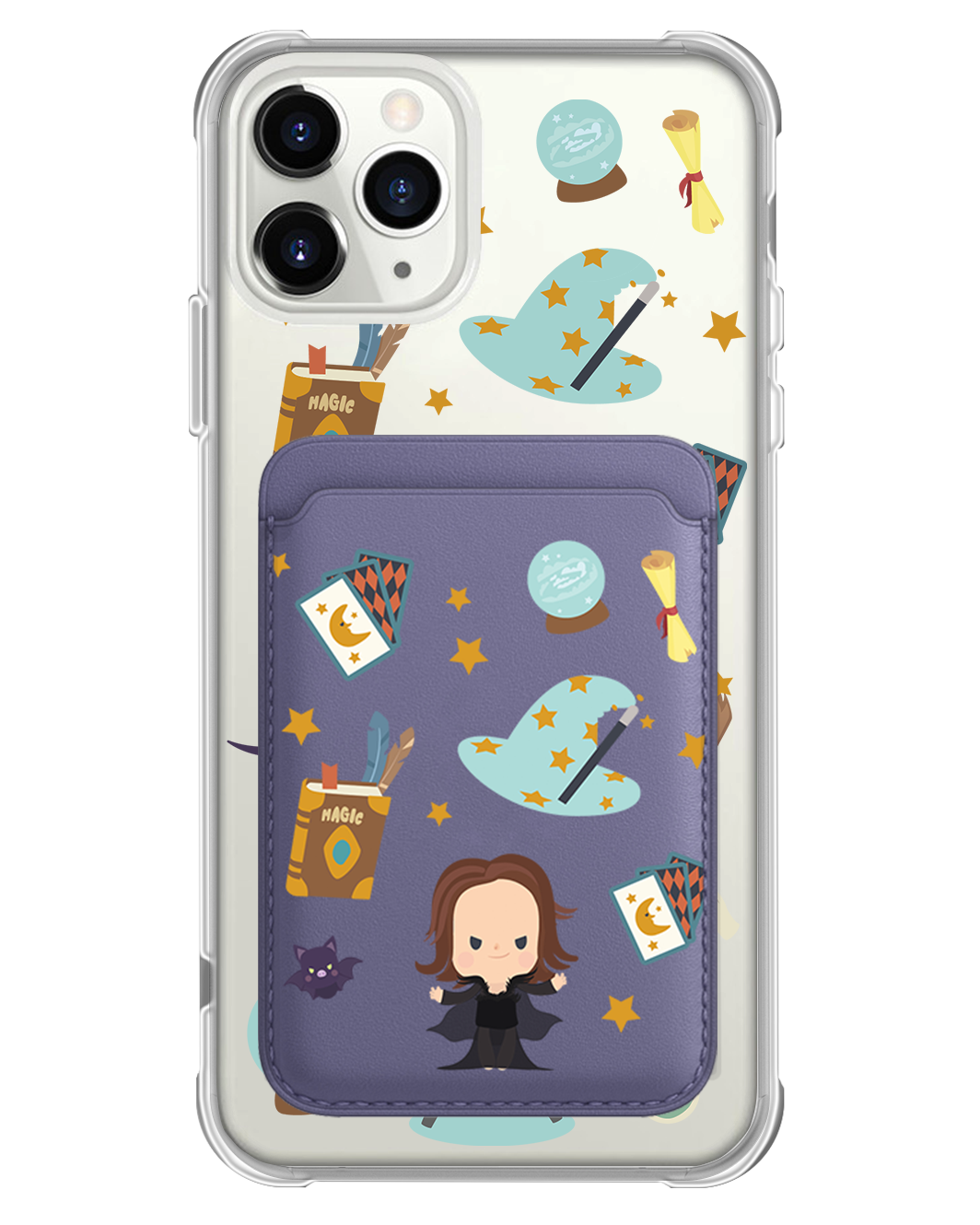 iPhone Magnetic Wallet Case - Little Hogwarts
