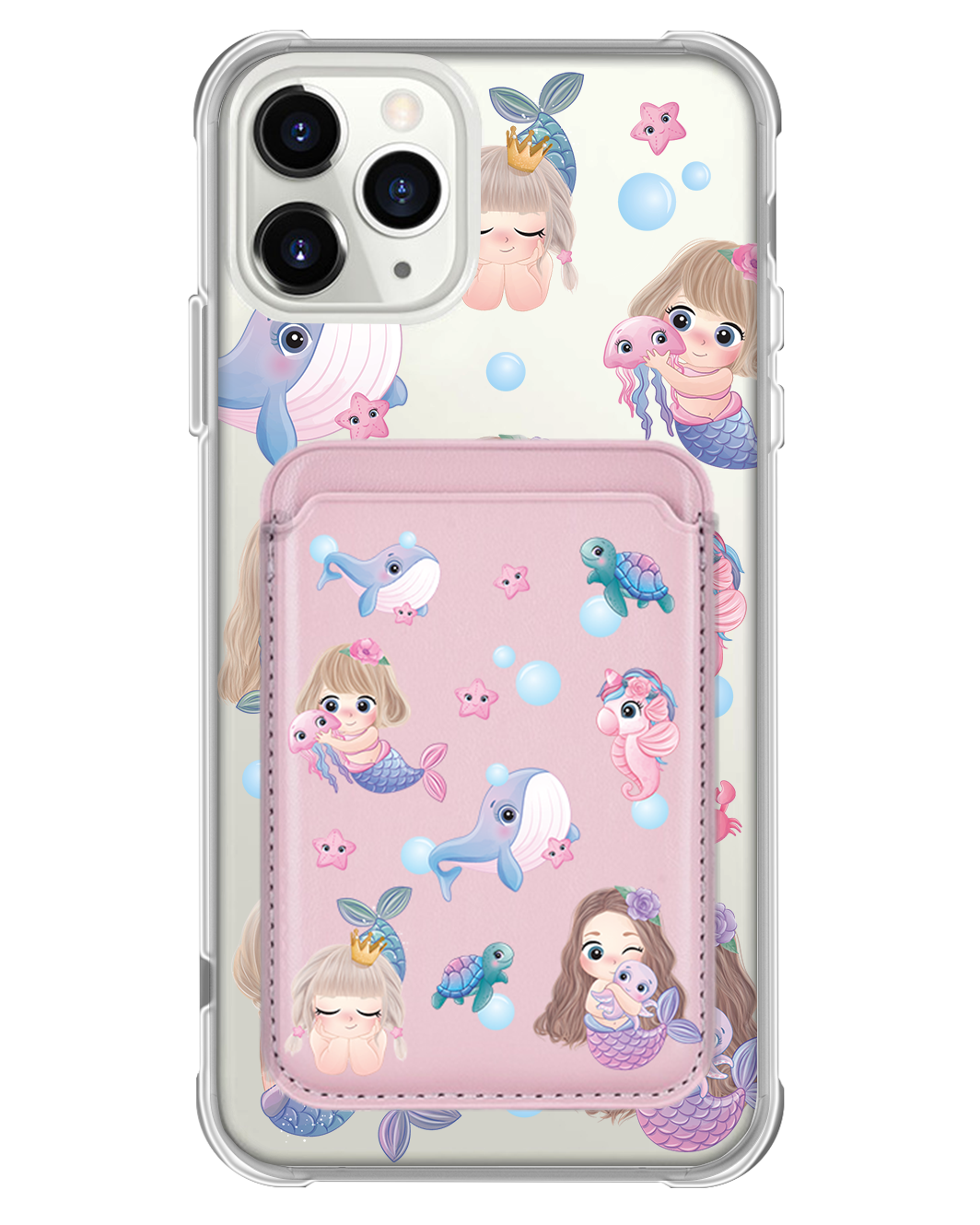 iPhone Magnetic Wallet Case - Little Mermaid