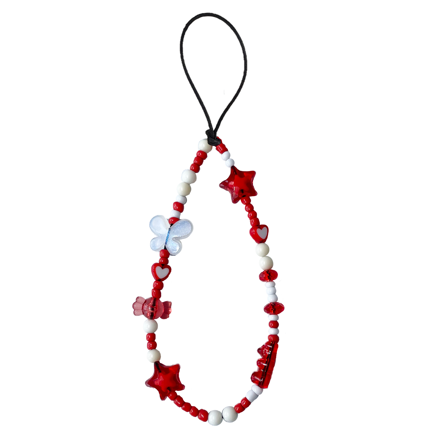 Beaded Strap - Red Velvet