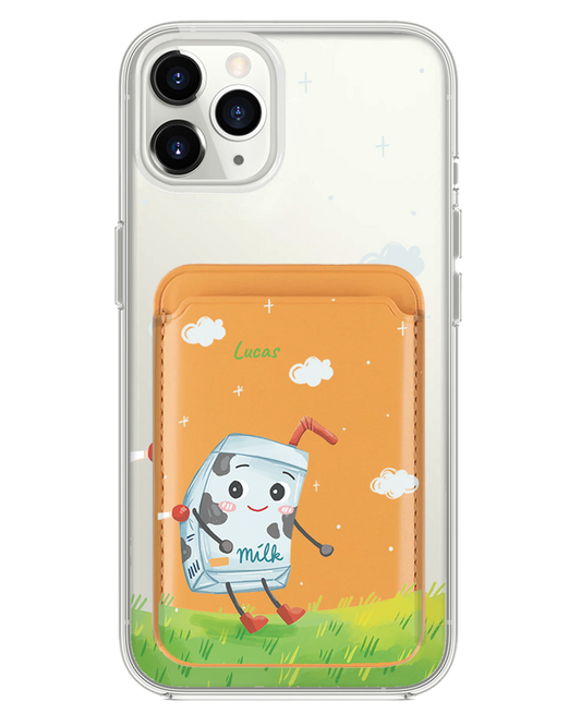 جراب محفظة مغناطيسي للآيفون - حليب إلى كوكيزي (جراب للأزواج)