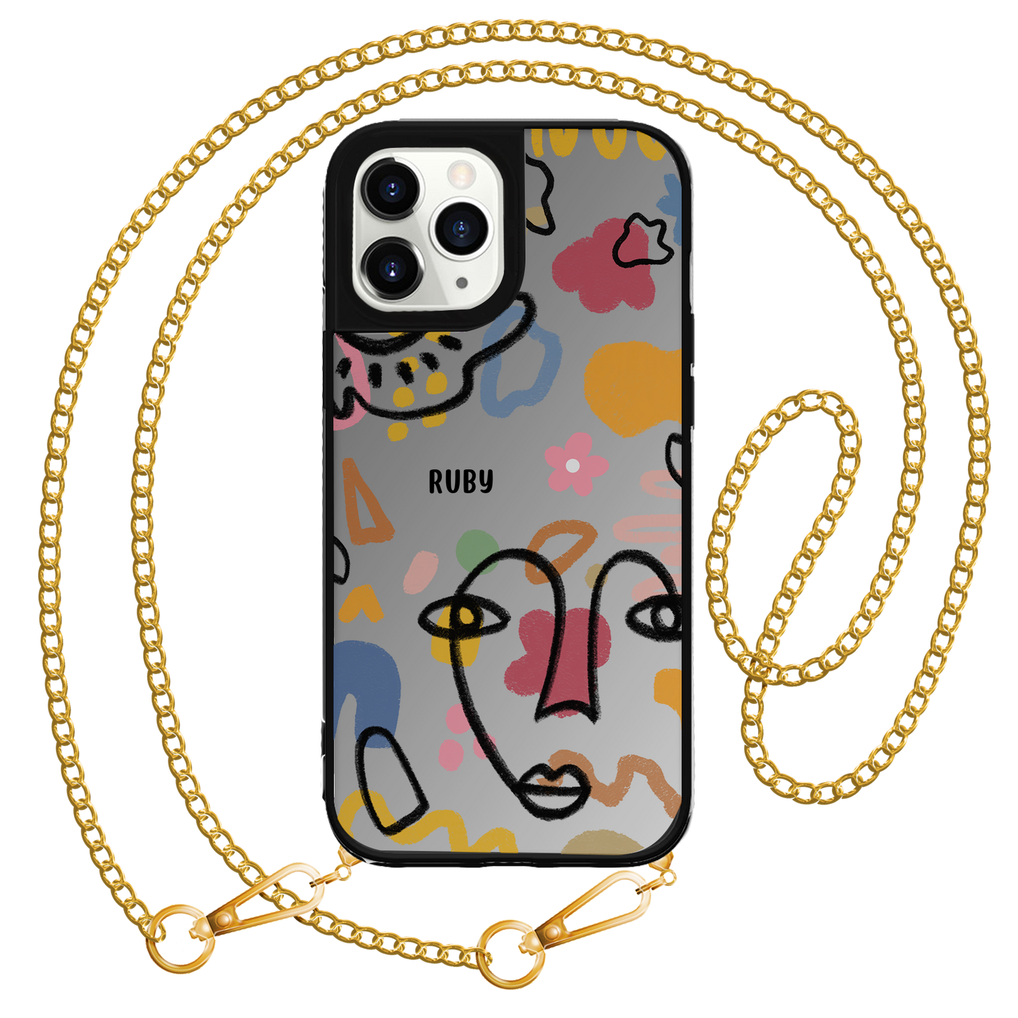 iPhone Mirror Grip - แอ็บสแตร็กต์ 4.0