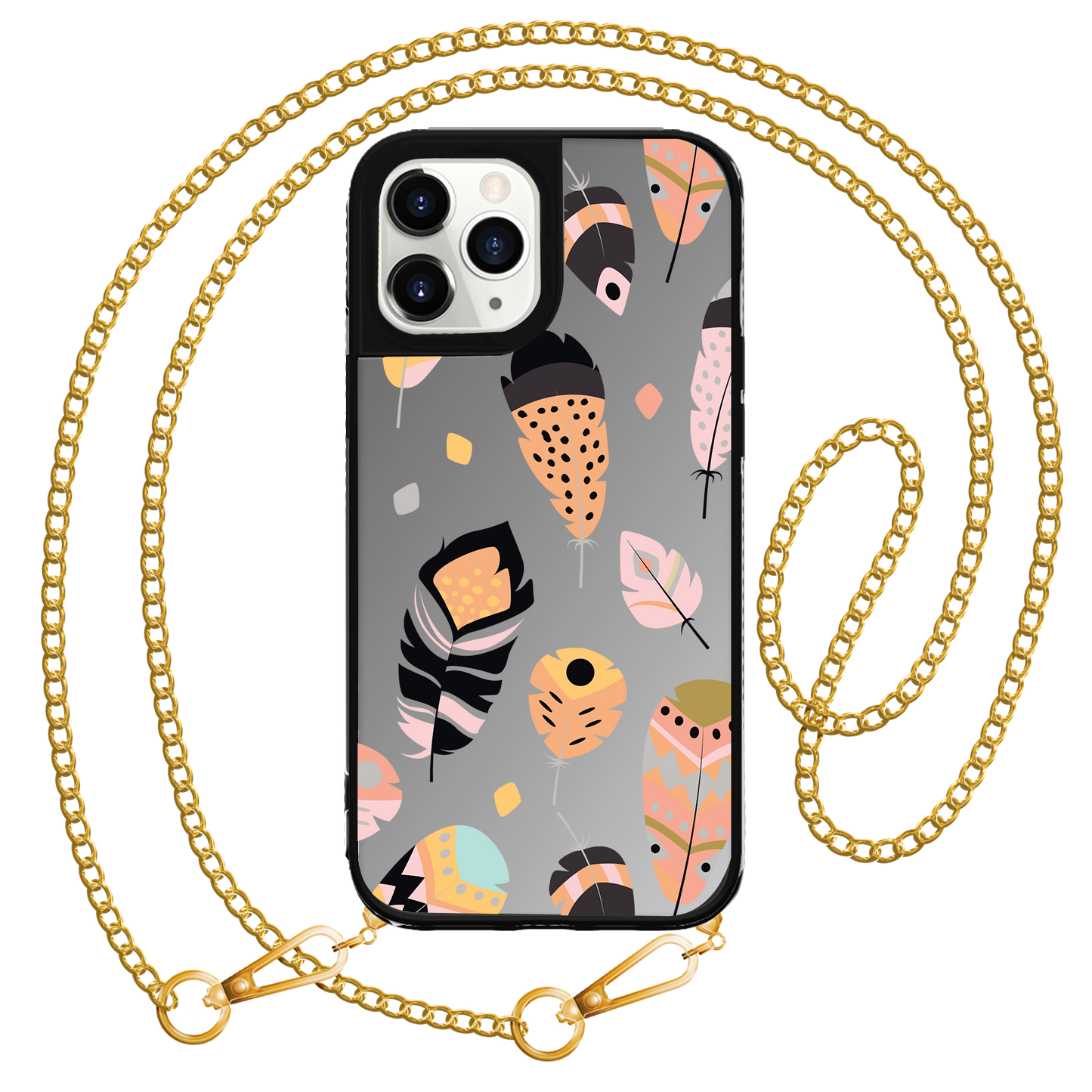 iPhone Mirror Grip - ขนนก