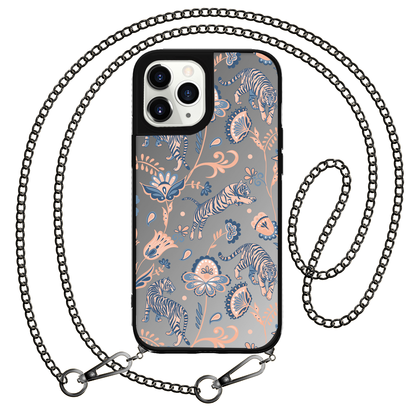 ที่จับกระจกสำหรับ iPhone - Tiger & Floral 5.0