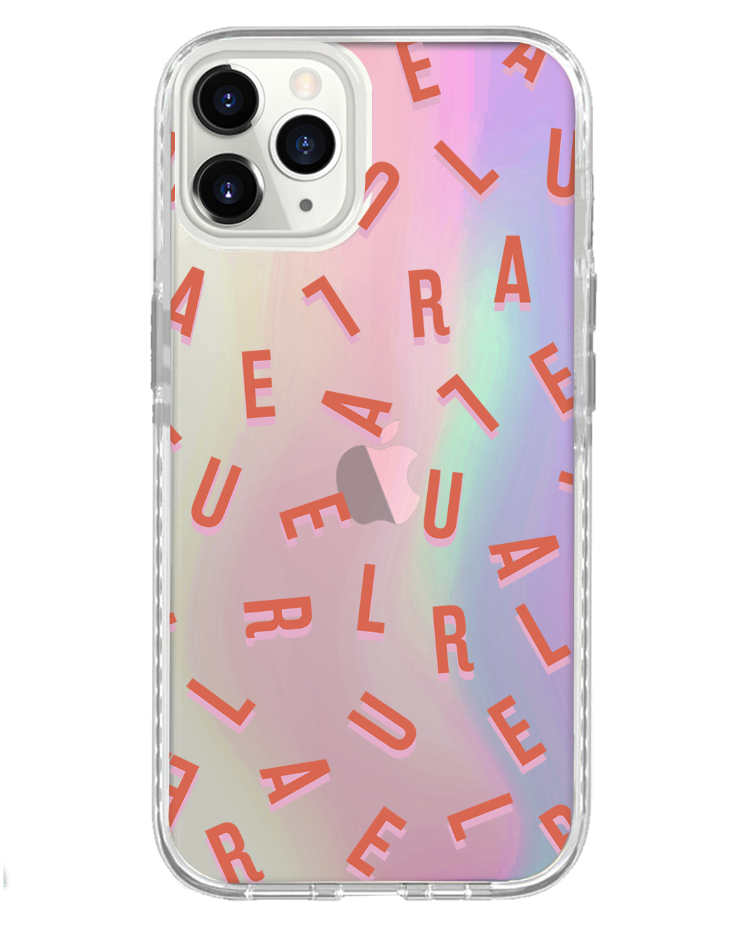 واقي خلفي لهاتف iPhone Holo - Monogram 1.0 Coral