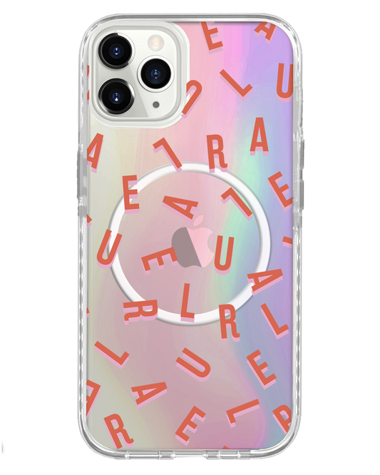 واقي خلفي لهاتف iPhone Holo - Monogram 1.0 Coral