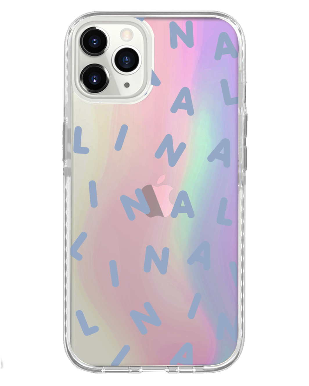 واقي خلفي لهاتف iPhone Holo - Monogram 2.0 أزرق