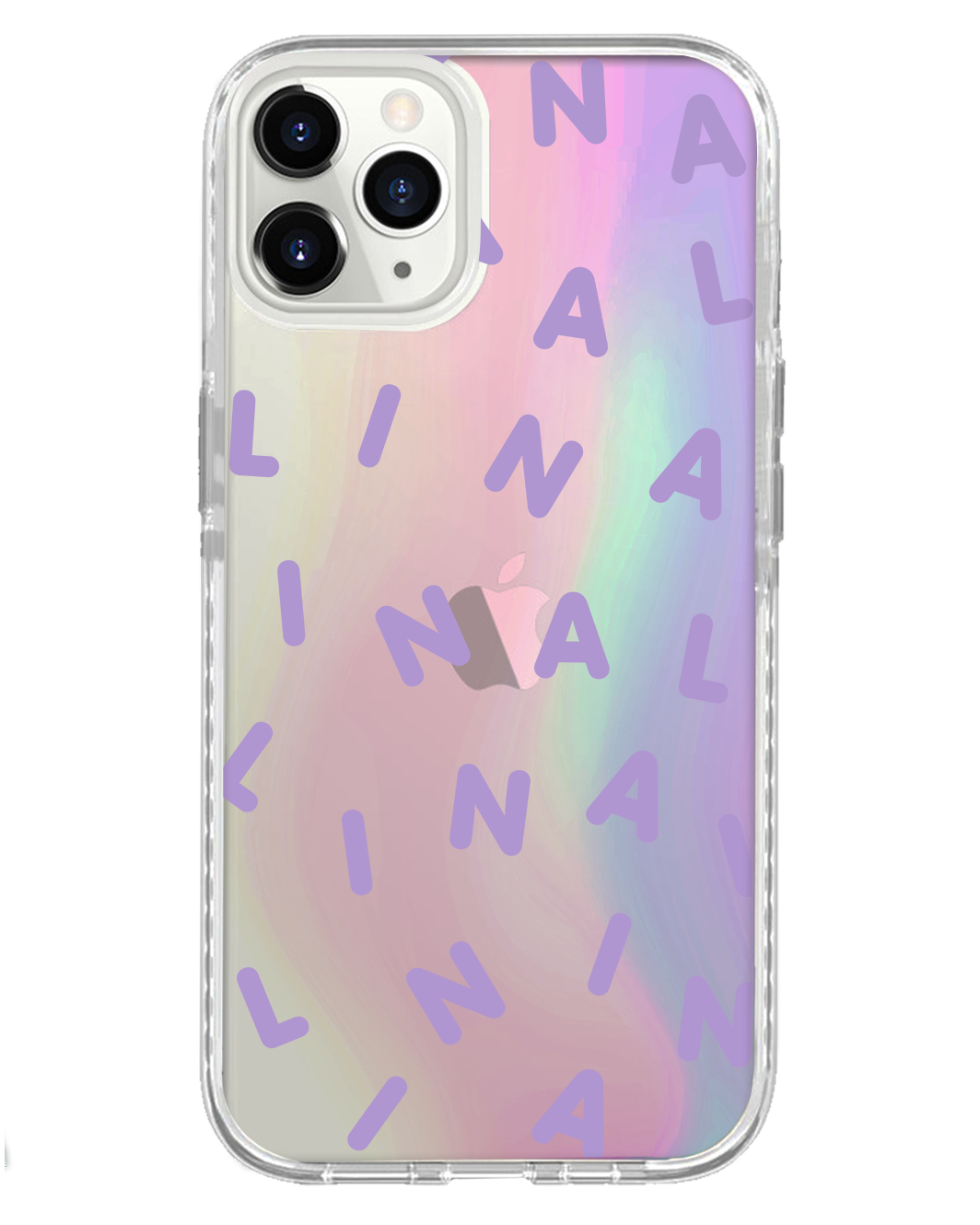 واقي خلفي لهاتف iPhone Holo - Monogram 2.0 Lilac