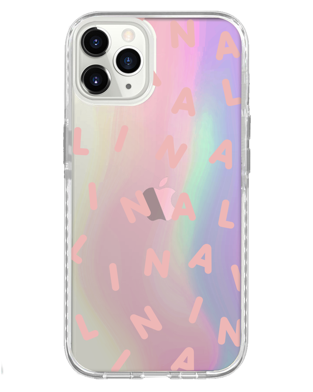 واقي خلفي لهاتف iPhone Holo - Monogram 2.0 وردي