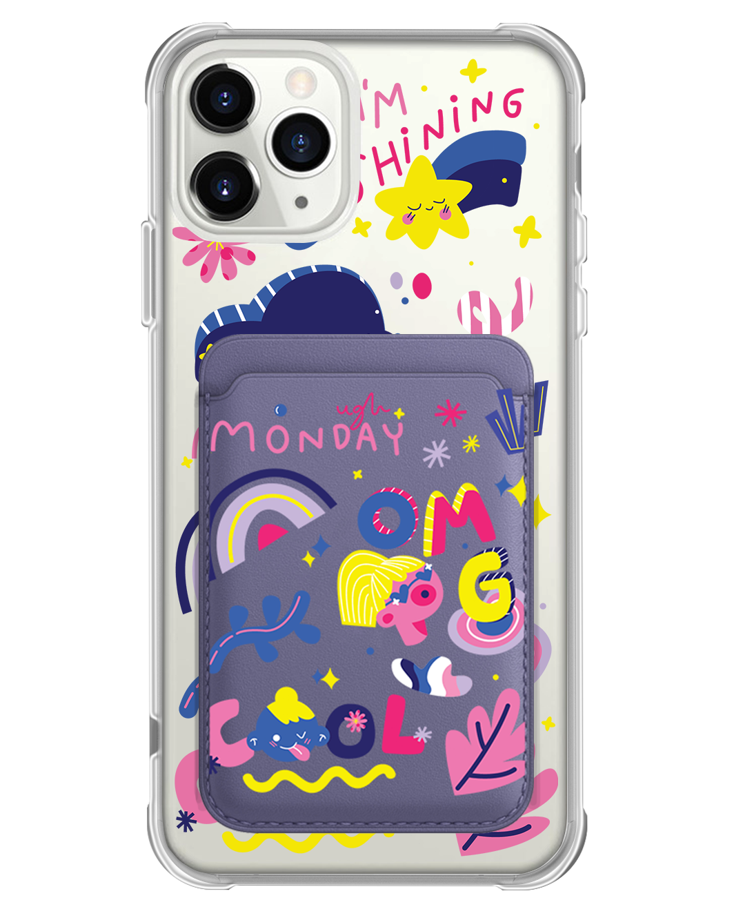 iPhone Magnetic Wallet Case - Monday My Day