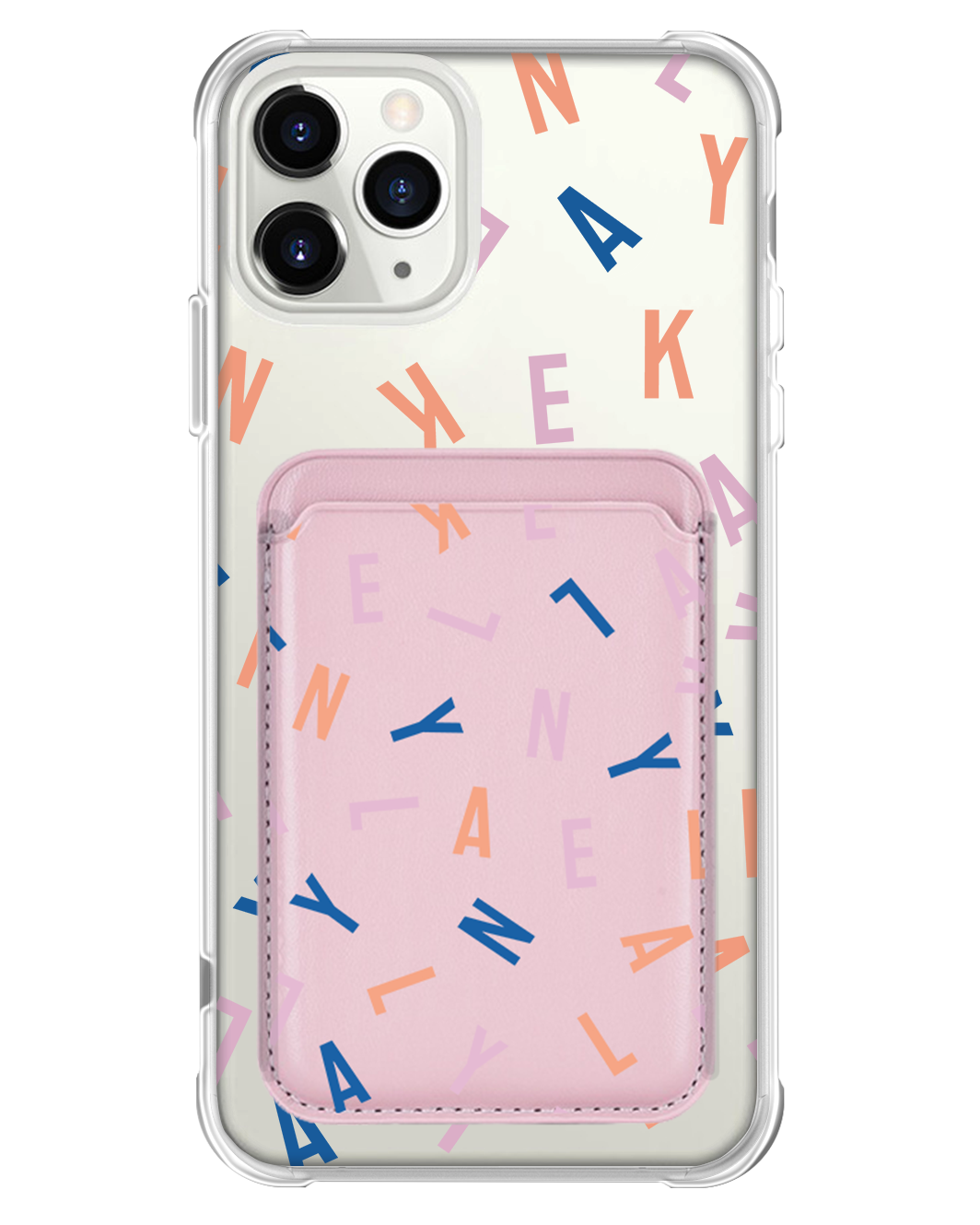 เคส iPhone แบบแม่เหล็ก - Custom Monogram 1.0 Rainbow