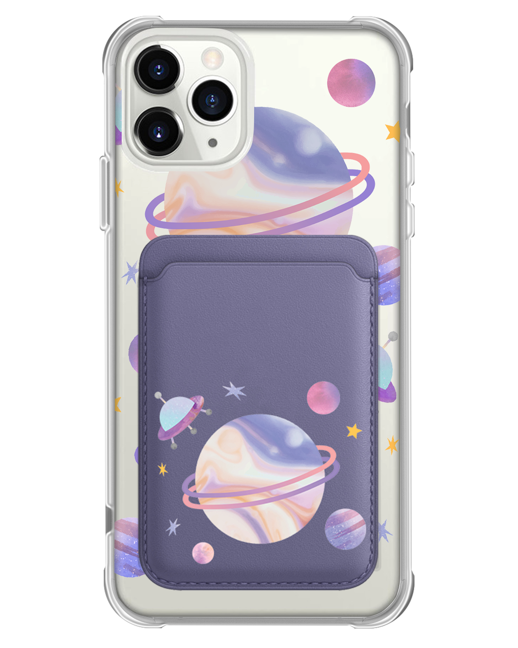 iPhone Magnetic Wallet Case - My Universe
