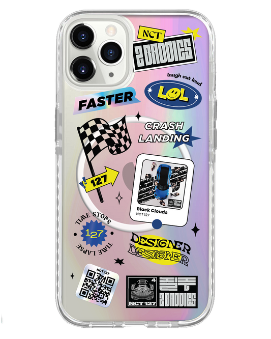 مجموعة ملصقات NCT 127 لحماية خلفية iPhone