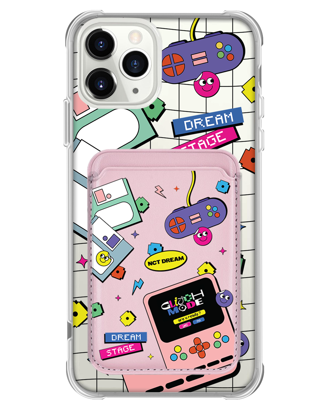 iPhone Magnetic Wallet Case - NCT Glitch Mode