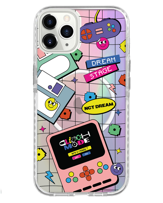 حماية خلفية للآيفون Holo - وضع NCT Glitch