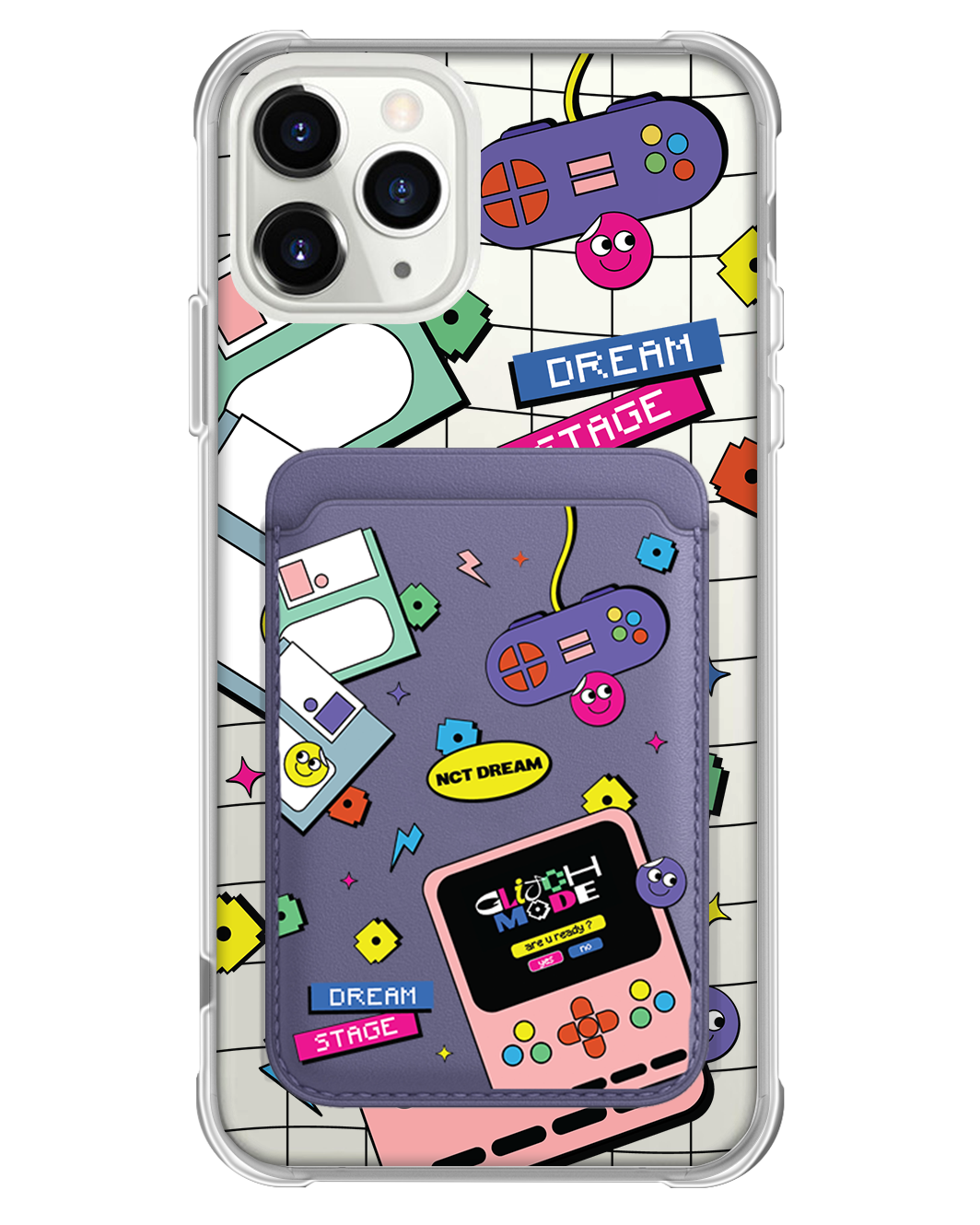 iPhone Magnetic Wallet Case - NCT Glitch Mode