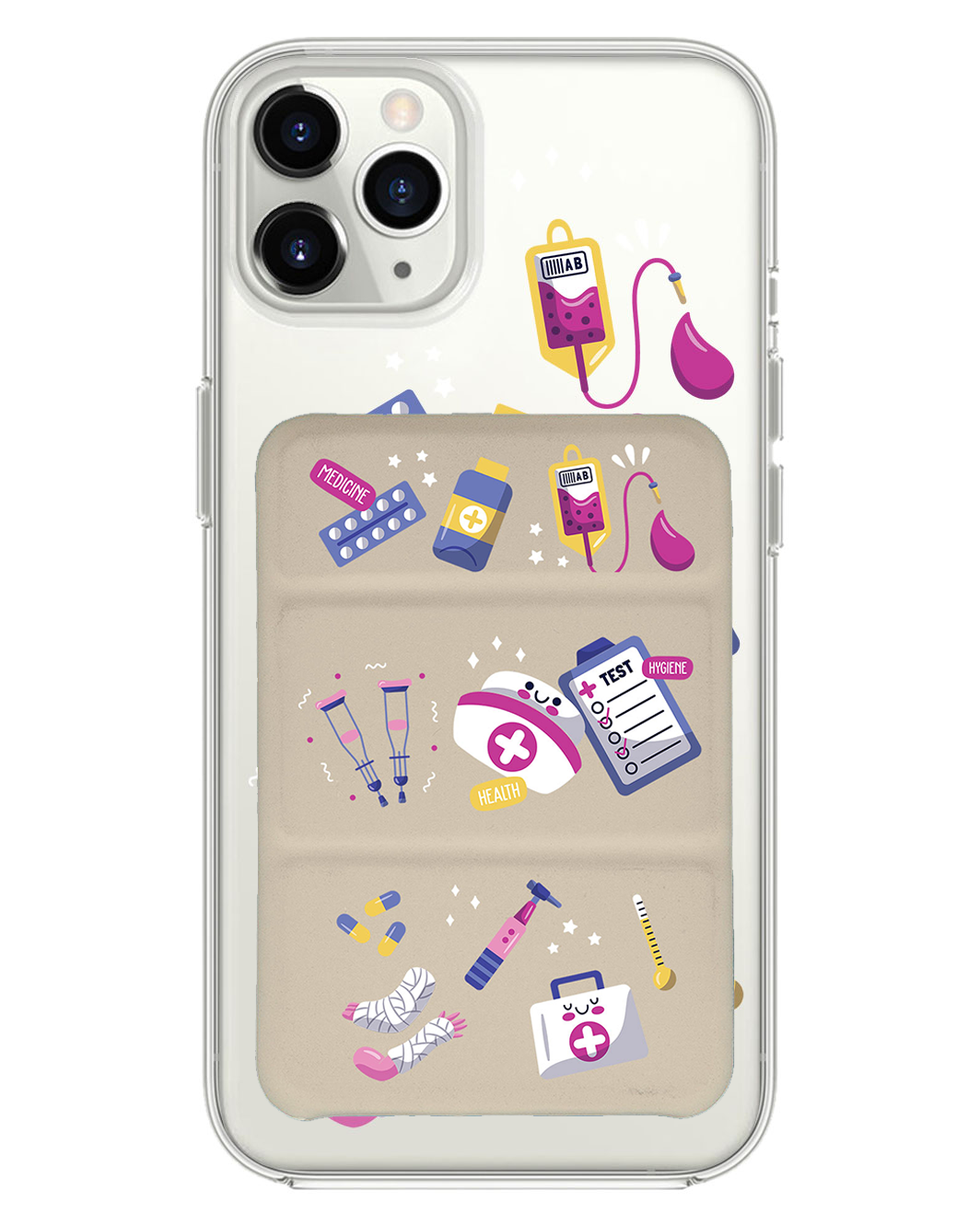เคส iPhone แบบพับสามทบแม่เหล็ก - พยาบาล