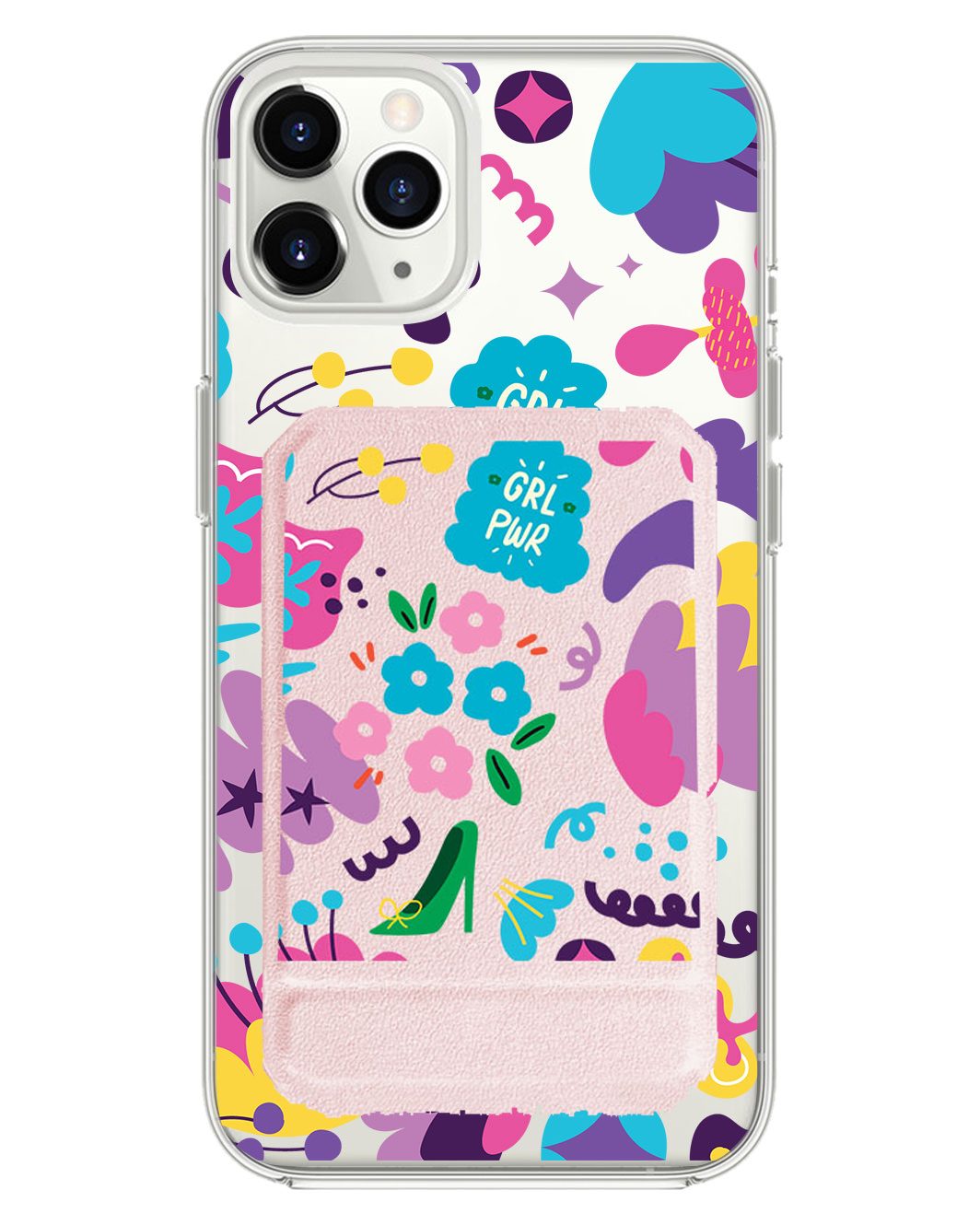iPhone Magnetic Multifold Wallet - Girl Power 1.0