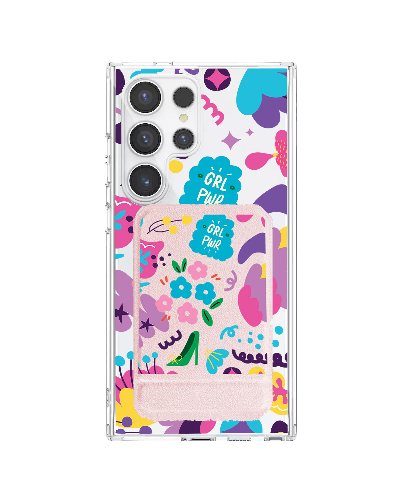 Android Magnetic Multifold Wallet - Girl Power 1.0