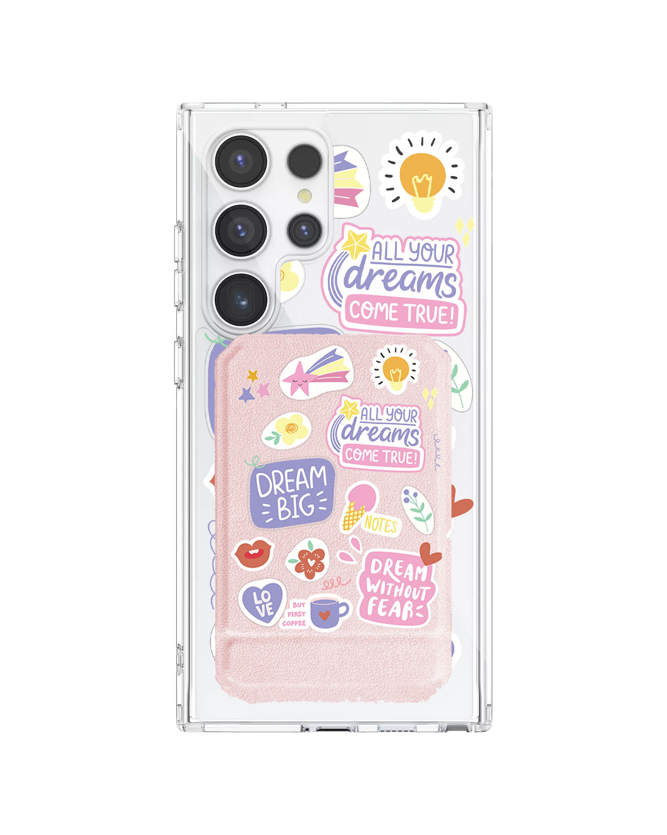 Android Magnetic Multifold Wallet - Dream Sticker Pack