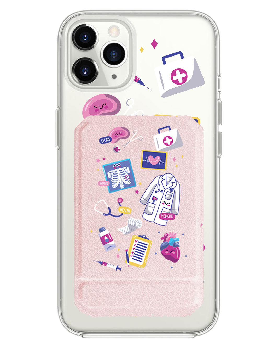iPhone Magnetic Multifold Wallet - Doctor