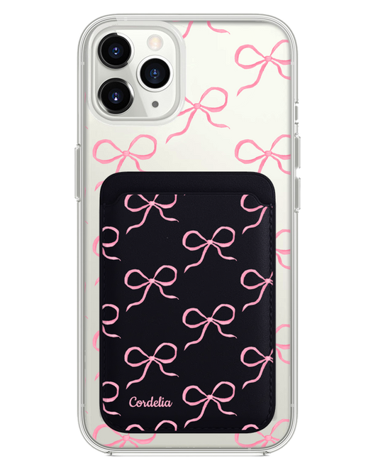 حافظة محفظة مغناطيسية لهاتف iPhone - Coquette Pink Bow 1.0