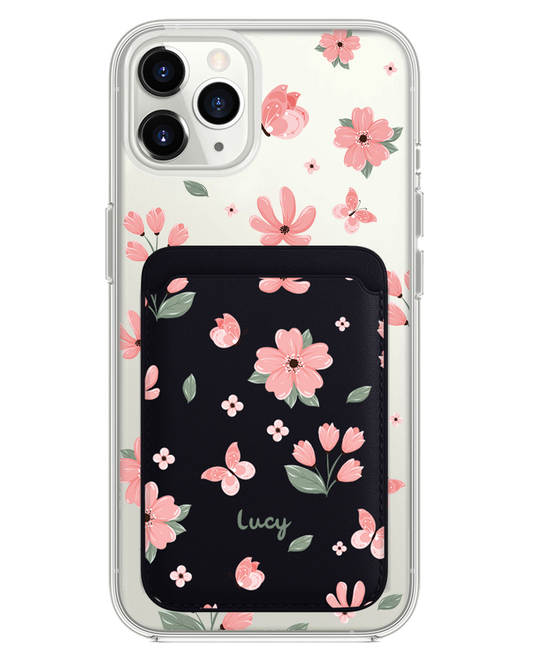 حافظة محفظة مغناطيسية للآيفون - بينك ديلايت