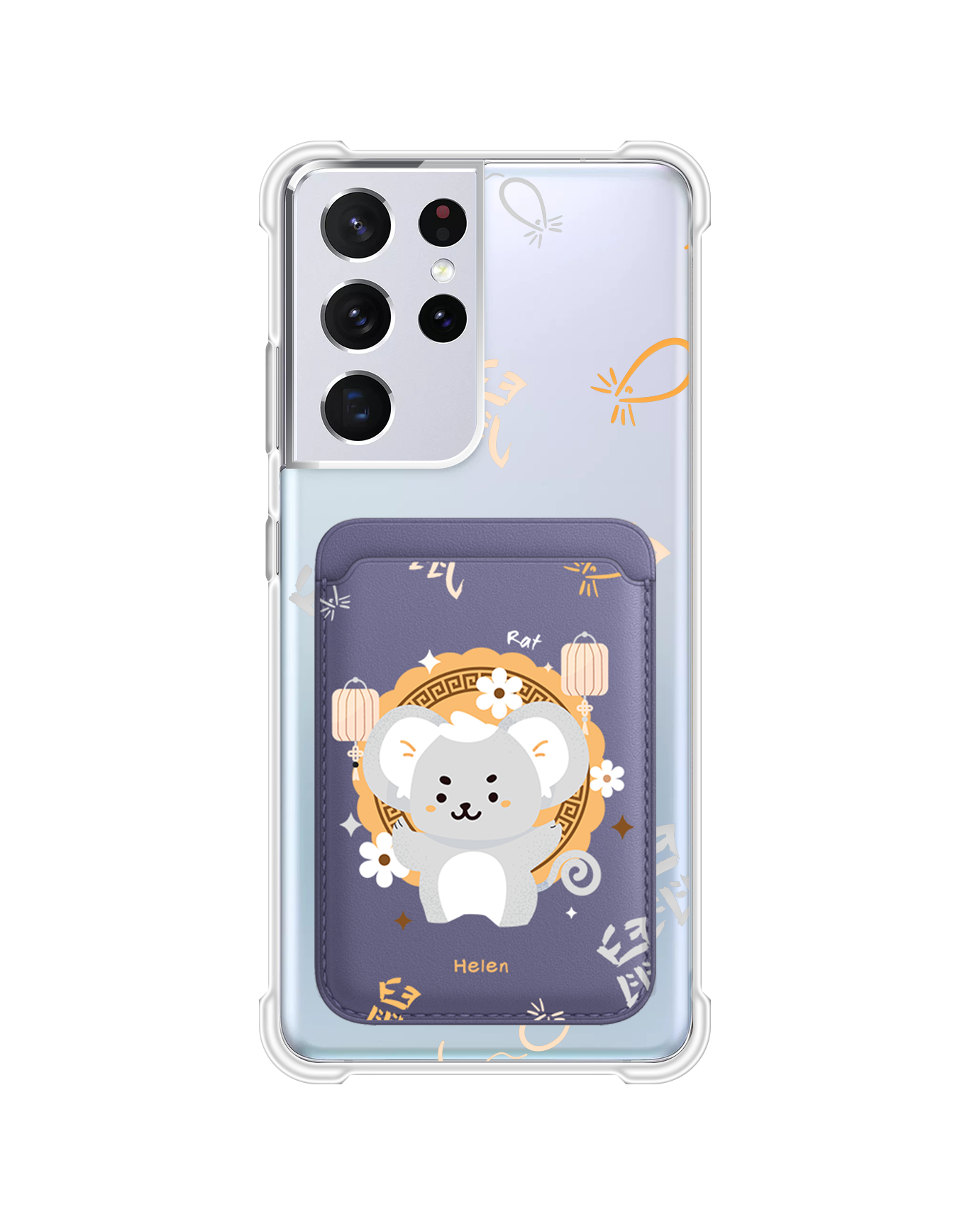 حافظة مغناطيسية لأجهزة أندرويد - فأر (برج صيني / شيو)