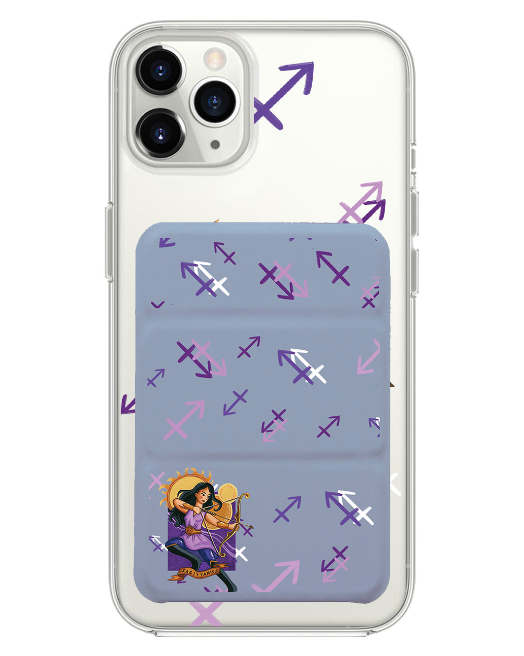 เคสพับสามทบแบบแม่เหล็กสำหรับ iPhone - Sagitarius