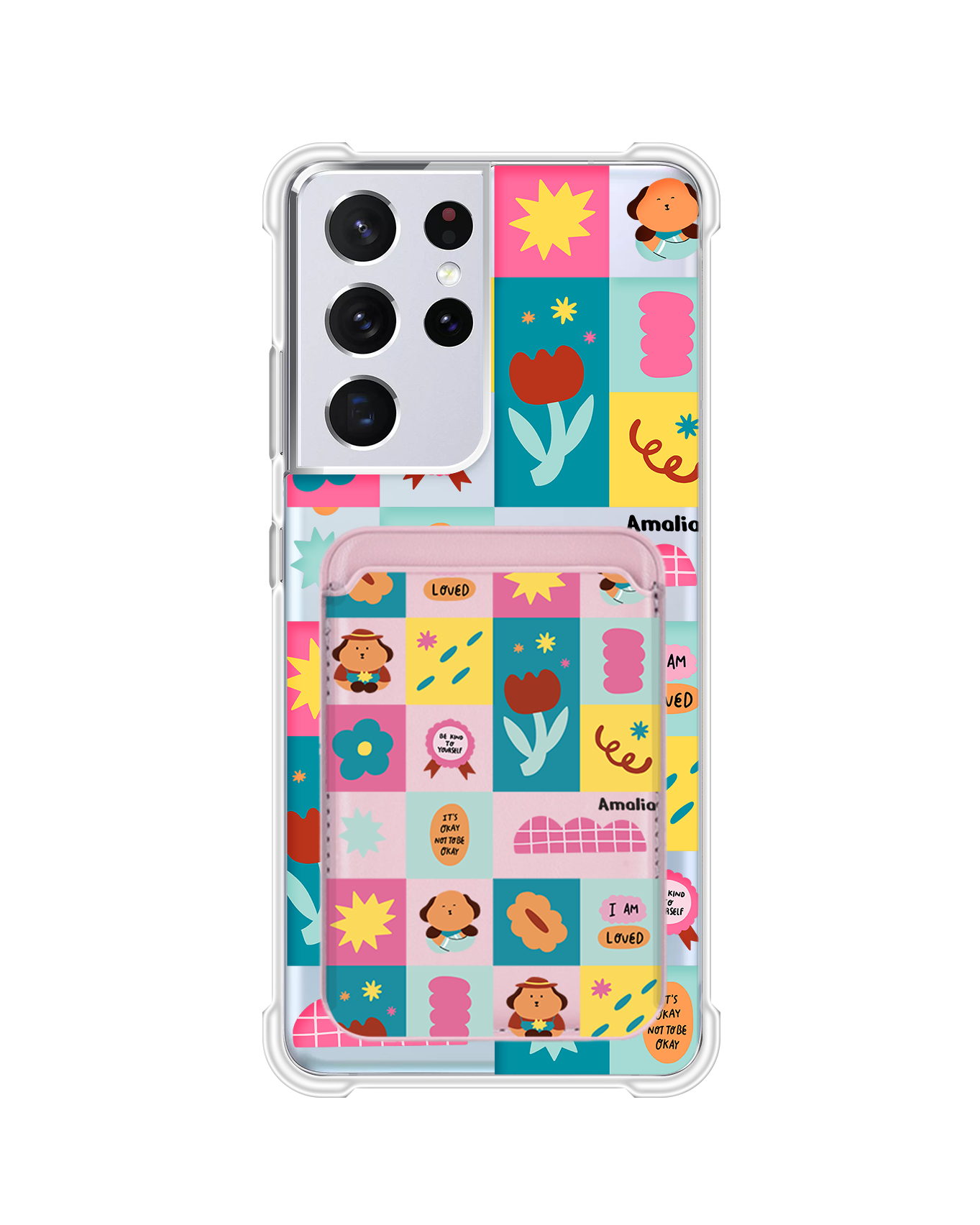 เคสกระเป๋าสตางค์แม่เหล็กสำหรับ Android - Selflove Cubicle