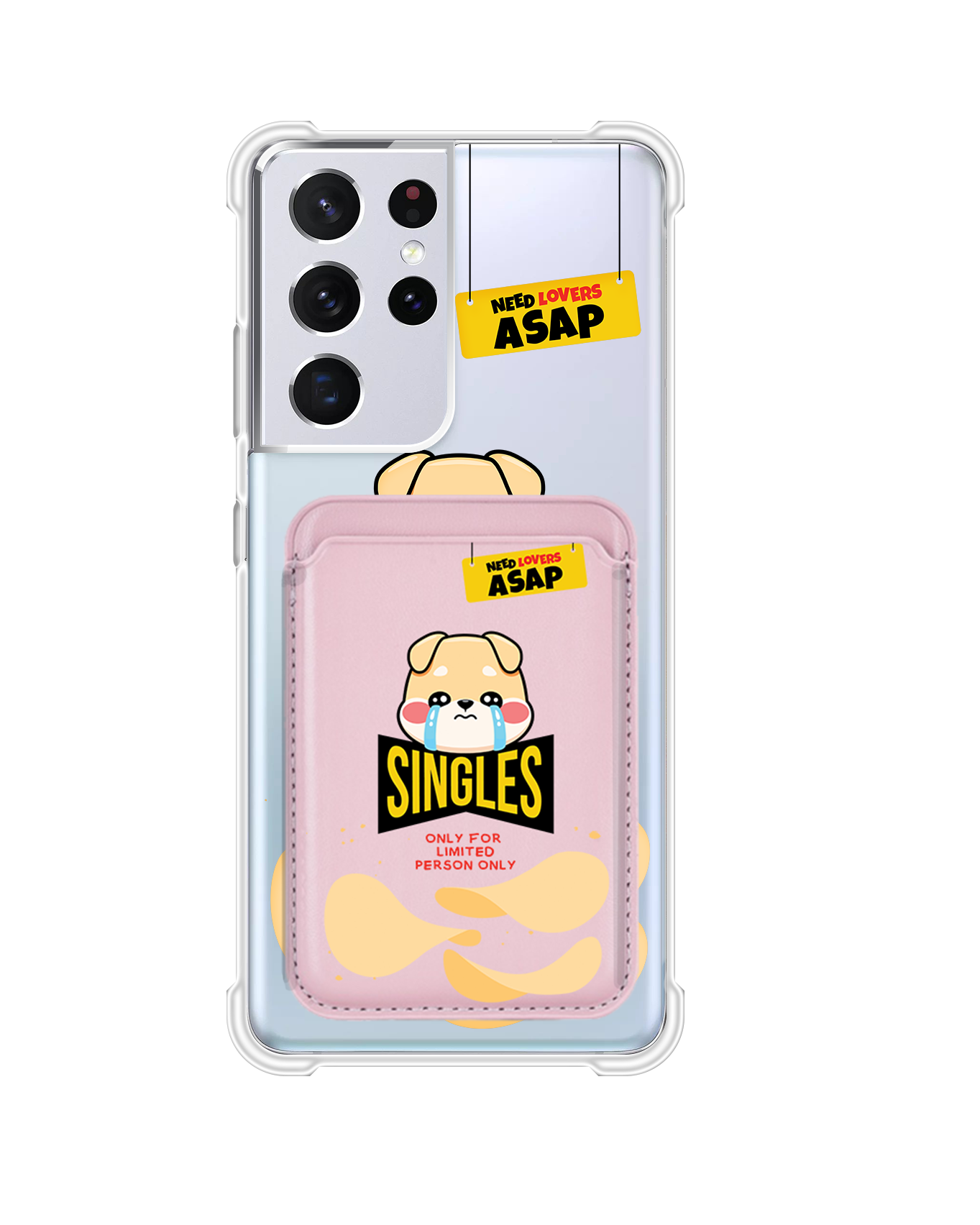 حافظة محفظة مغناطيسية لأجهزة أندرويد - فردية