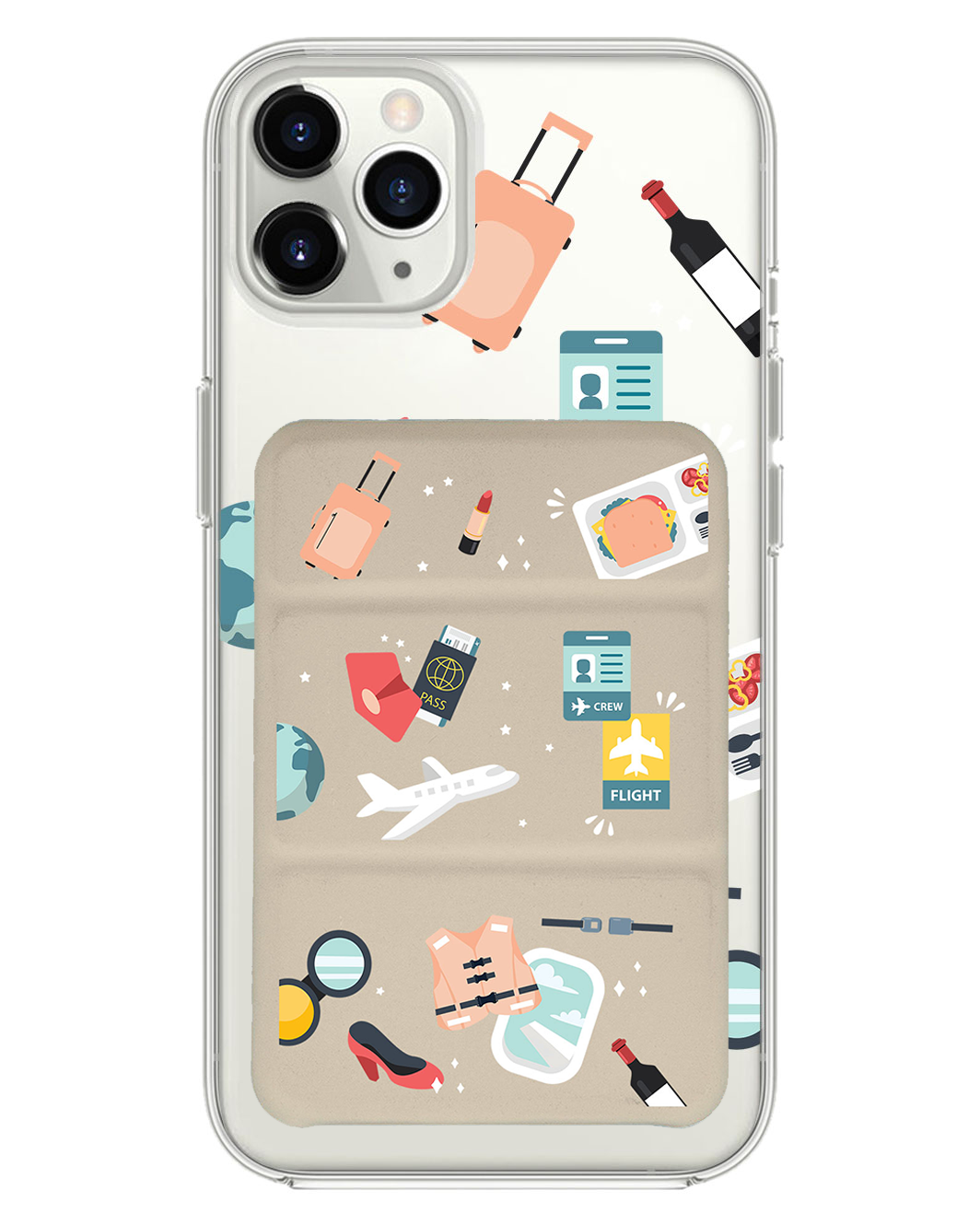 เคส iPhone แบบพับสามทบแม่เหล็ก - Stewardess