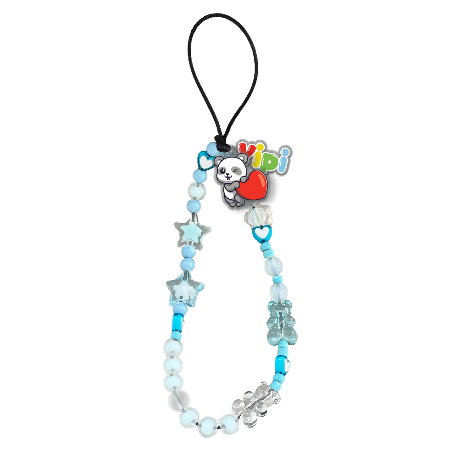 Beaded Strap with Acrylic Charm - Yipi Baby Panda