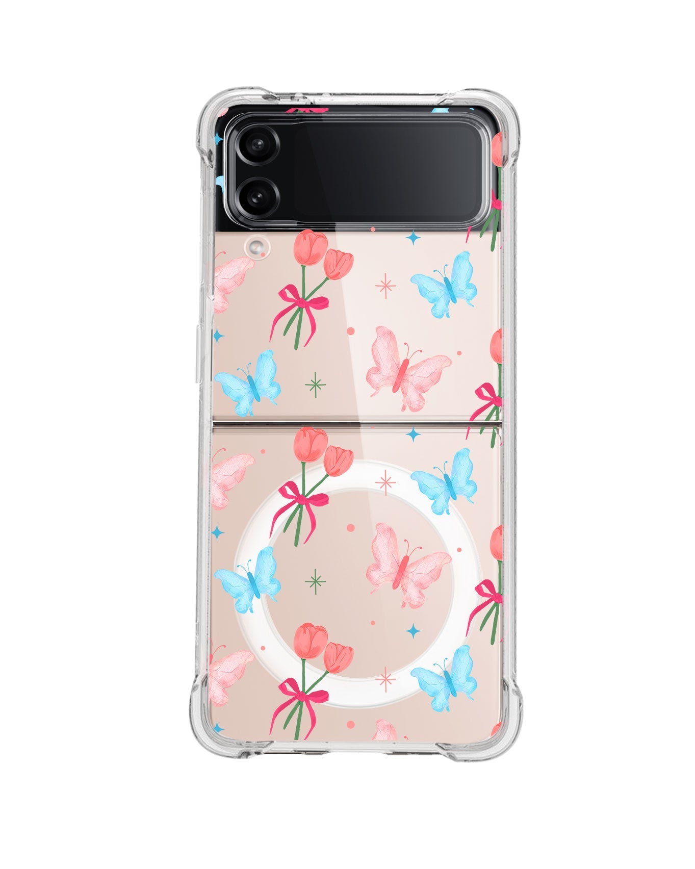 Android Flip / Fold Rearguard Hybrid - Coquette Butterfly