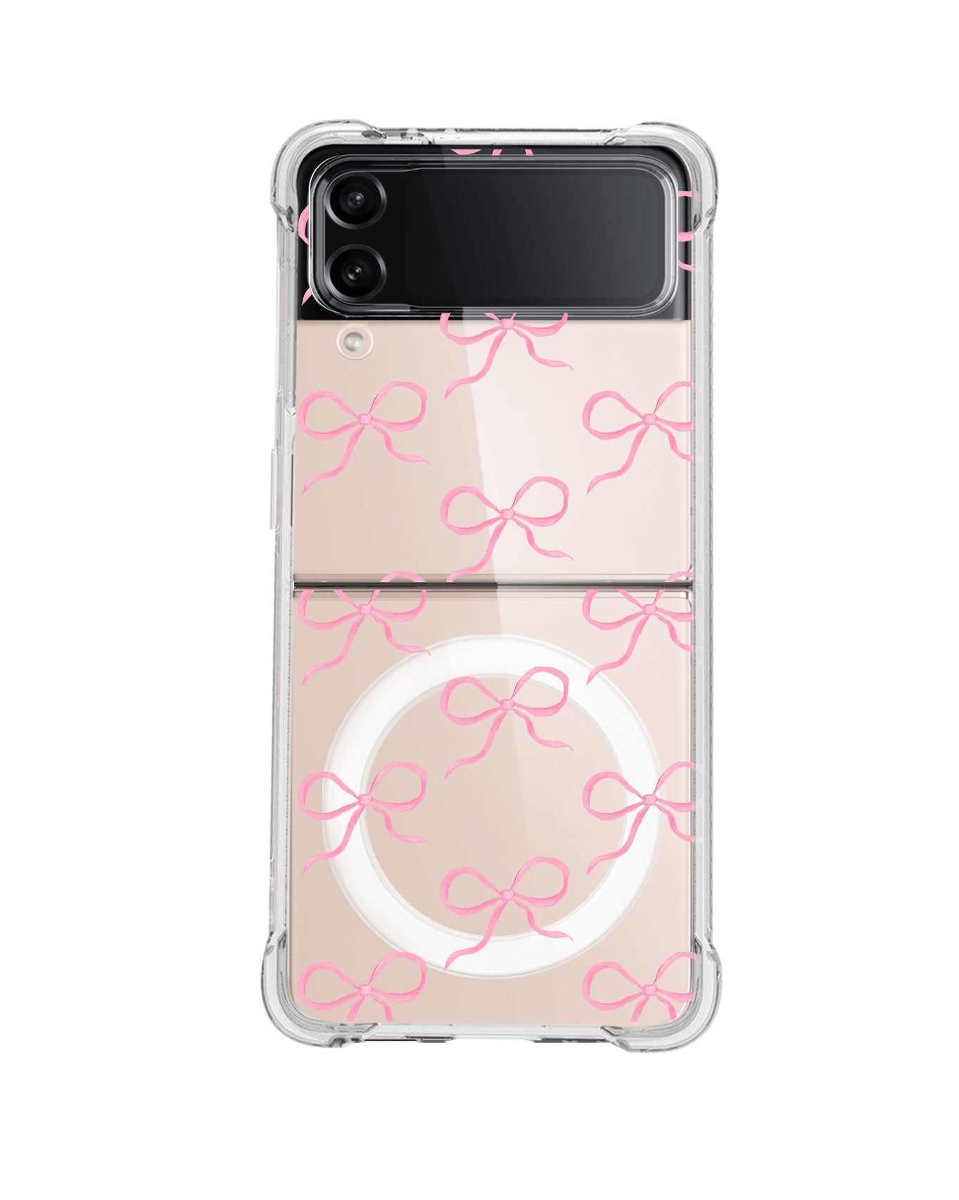 Android Flip / Fold Rearguard Hybrid - Coquette Pink Bow
