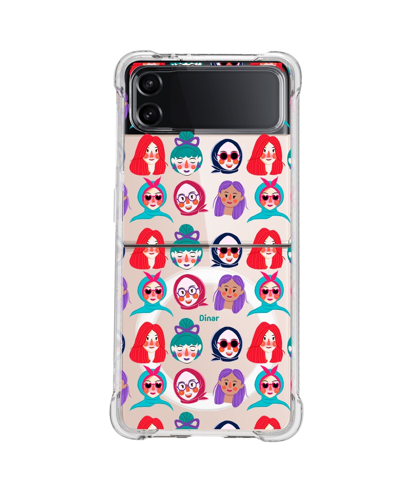 Android Flip / Fold Rearguard Hybrid - Cute Sweety Faces