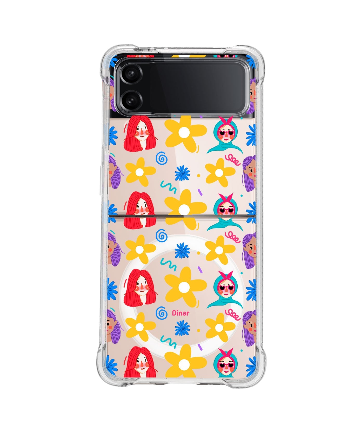 Android Flip / Fold Rearguard Hybrid - Daisy Faces