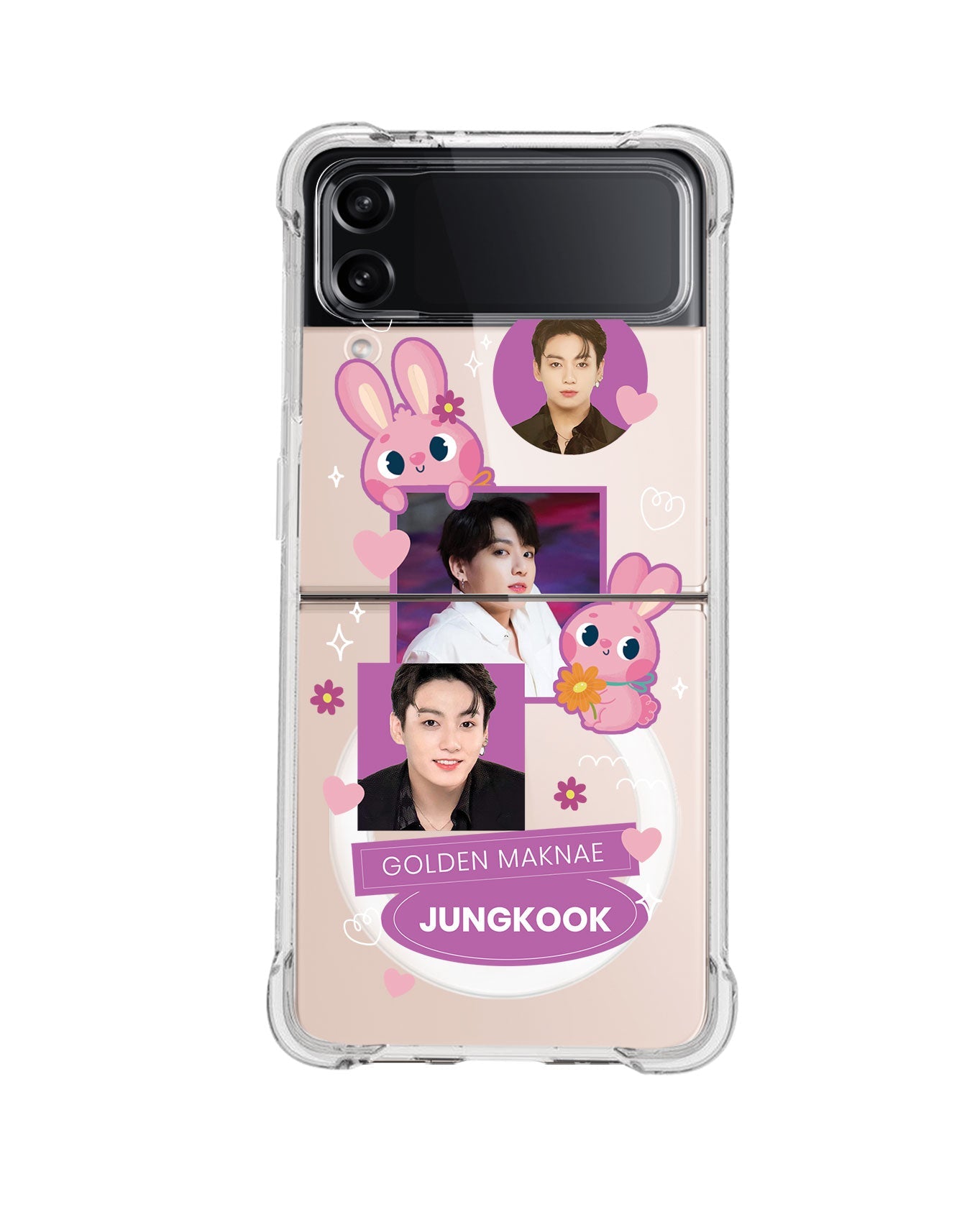 Android Flip / Fold Rearguard Hybrid - Face Grid Bunny