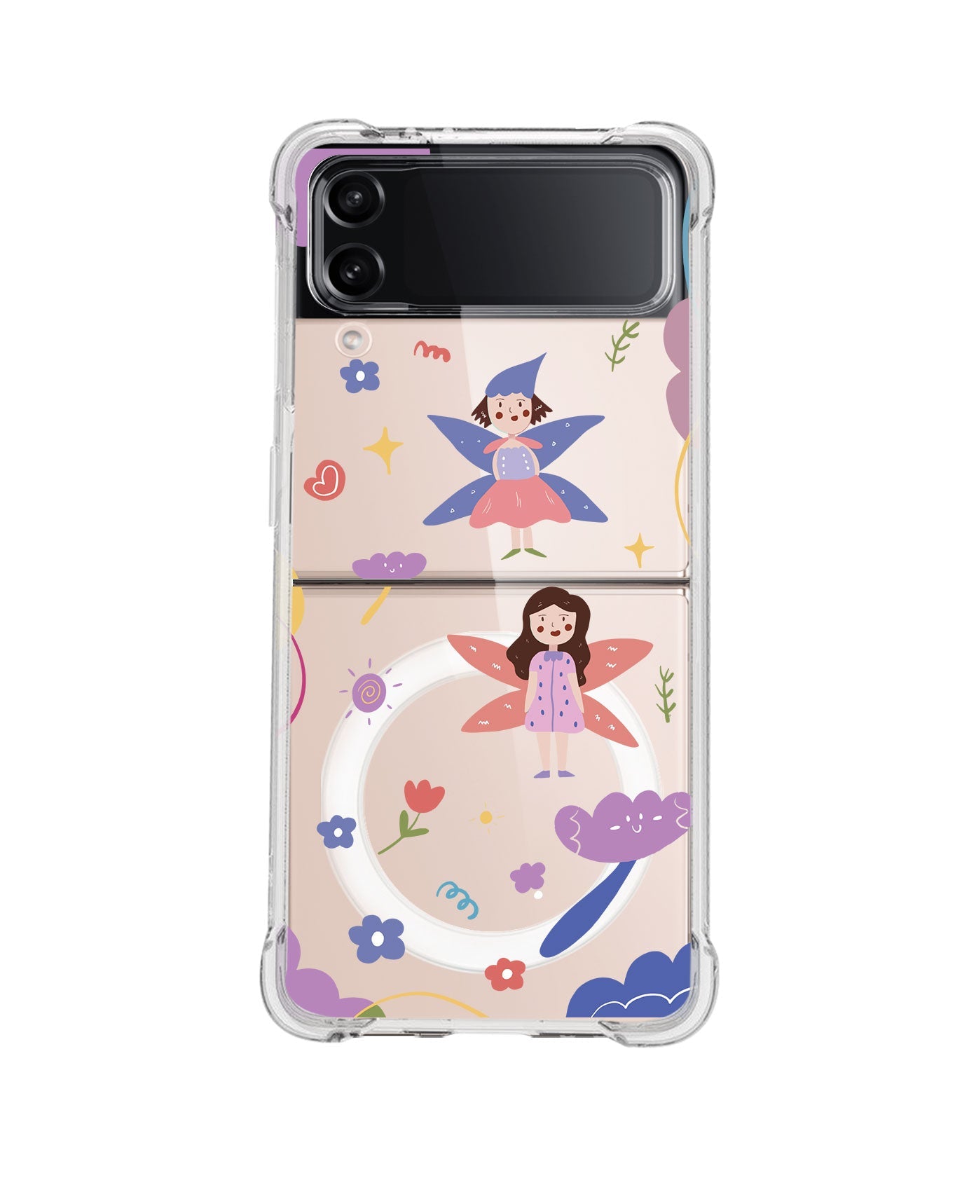 Android Flip / Fold Rearguard Hybrid - Fairy Pattern