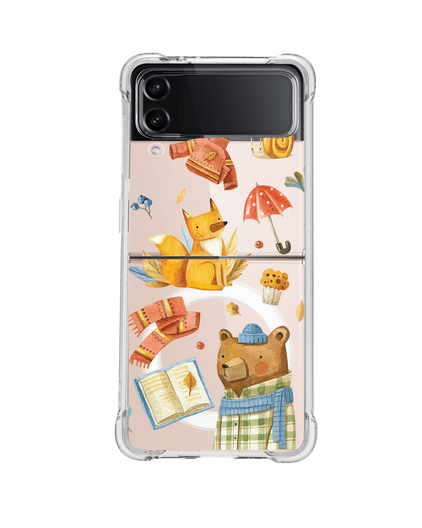 Android Flip / Fold Rearguard Hybrid - Bear and Fox