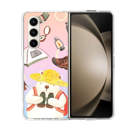 حماية خلفية قابلة للطي/التقليب بنظام أندرويد - مغامرة الدب