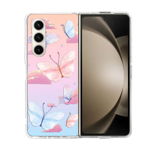 واقي خلفي قابل للطي/التقليب على نظام أندرويد - فراشة وسحب