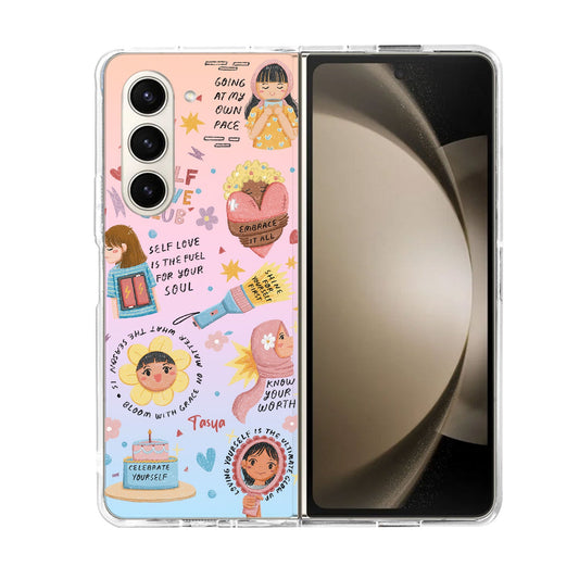 واقي خلفي قابل للطي/التقليب بتقنية أندرويد هولو - نادي حب الذات