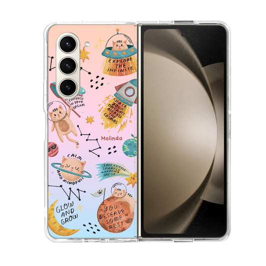 واقي خلفي قابل للطي/التقليب من أندرويد - سفينة فضاء