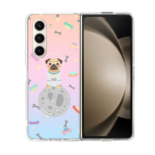 واقي خلفي قابل للطي/التقليب بنظام أندرويد - Pugstronauts