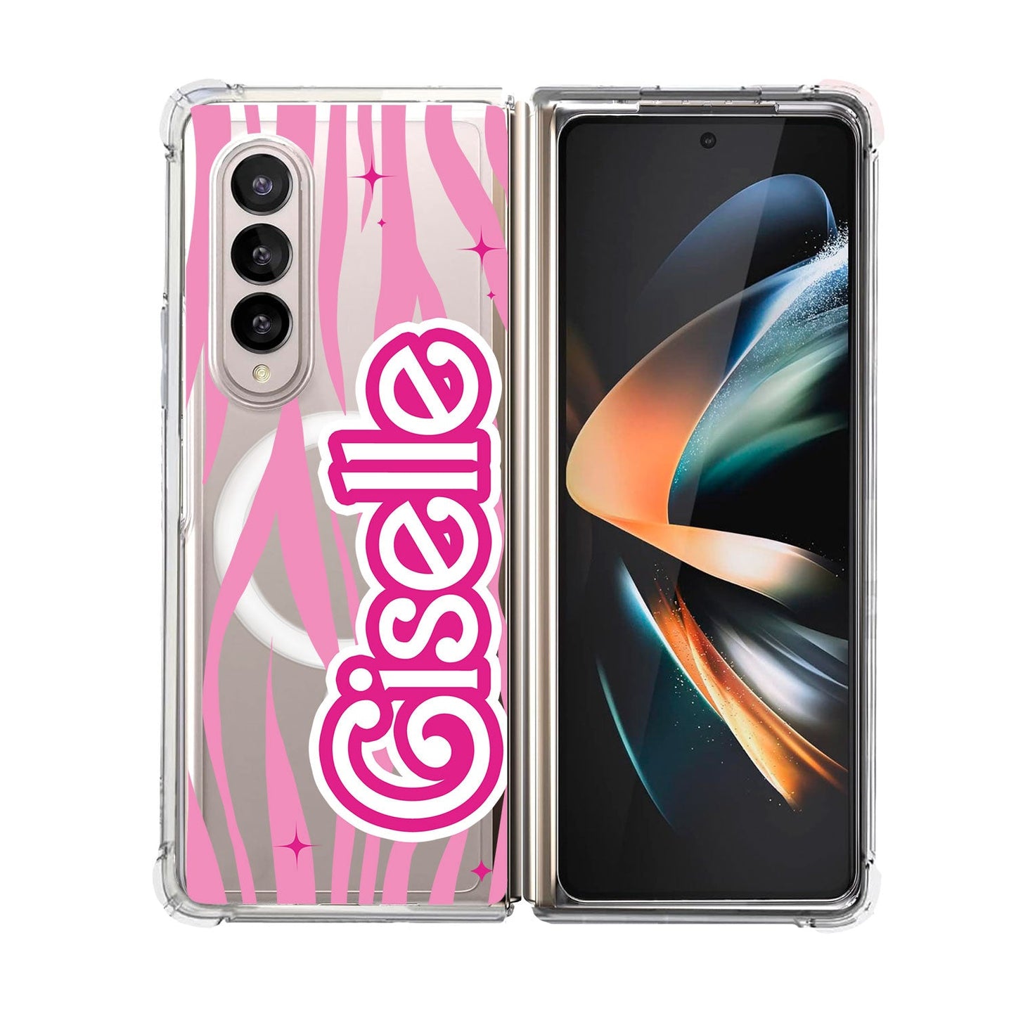 Android Flip / Fold Rearguard Hybrid - Barbie Zebra Pattern